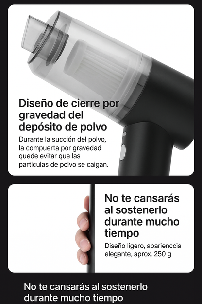 Aspirador de coche portátil