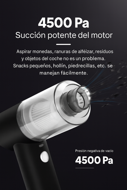 Aspirador de coche portátil