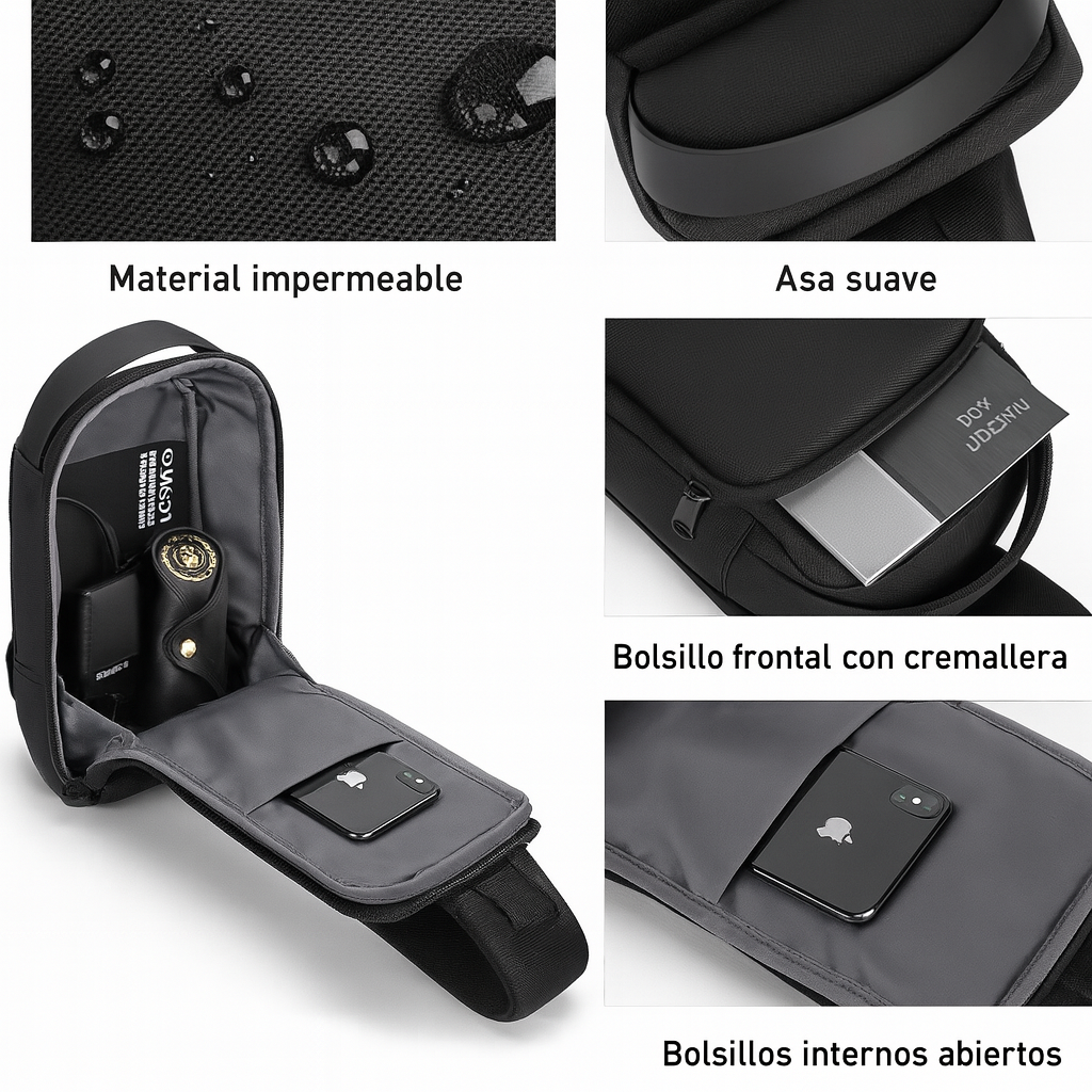 Bolso antirrobo negro